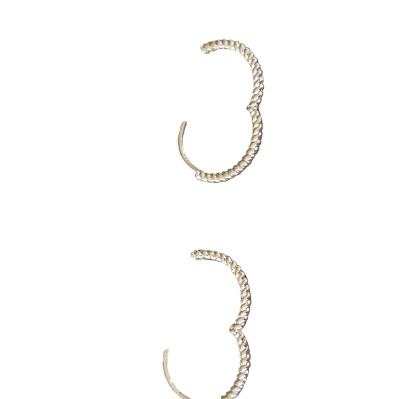 2 Pairs Sterling Silver Earrings - Picture 3 of 5